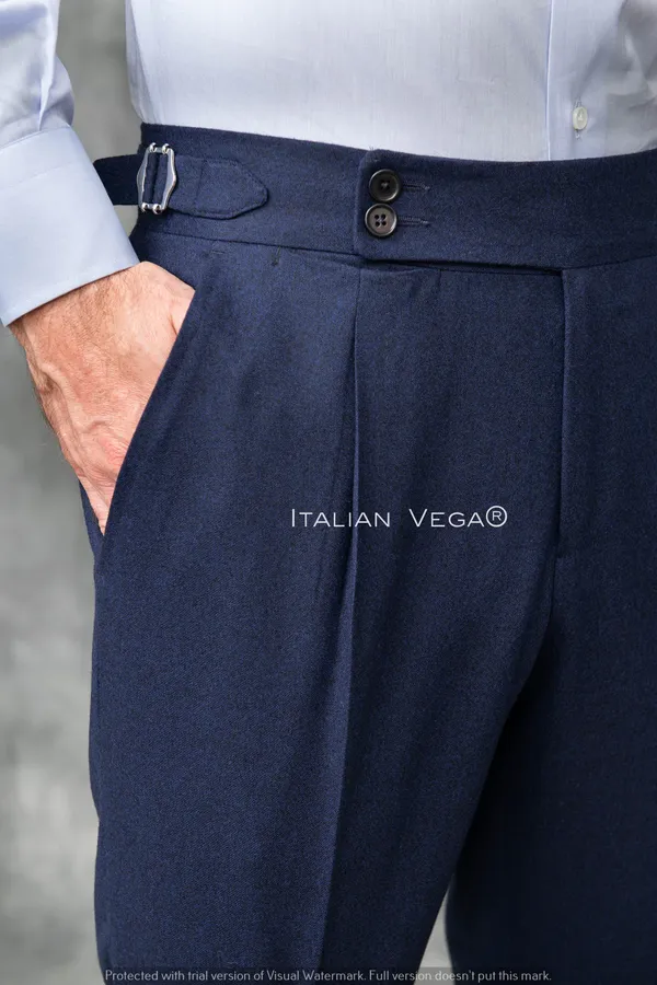 Blue_Flannel_Straight_Fit_Gurkha_Pants_For_Men