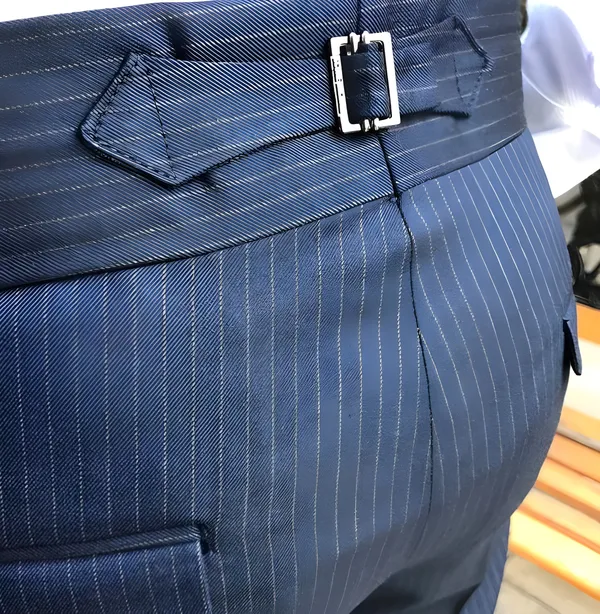 Navy_Striped_Viscose_Slim_Fit_Double_Buckle_Gurkha_Pants_For_Men