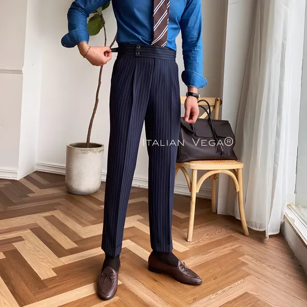 Navy_Striped_Viscose_Slim_Fit_Gurkha_Pants_For_Men