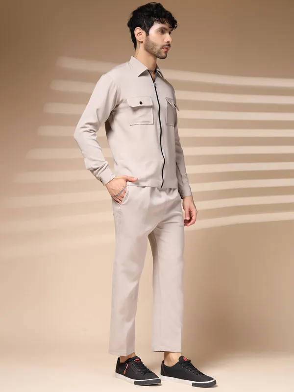 Beige_Cotton_Zipper_Co-Ord_Set_For_Men