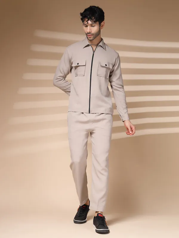 Beige_Cotton_Zipper_Co-Ord_Set_For_Men