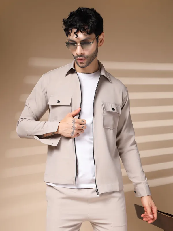 Beige_Cotton_Zipper_Co-Ord_Set_For_Men