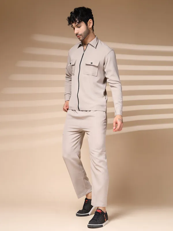 Beige_Cotton_Zipper_Co-Ord_Set_For_Men