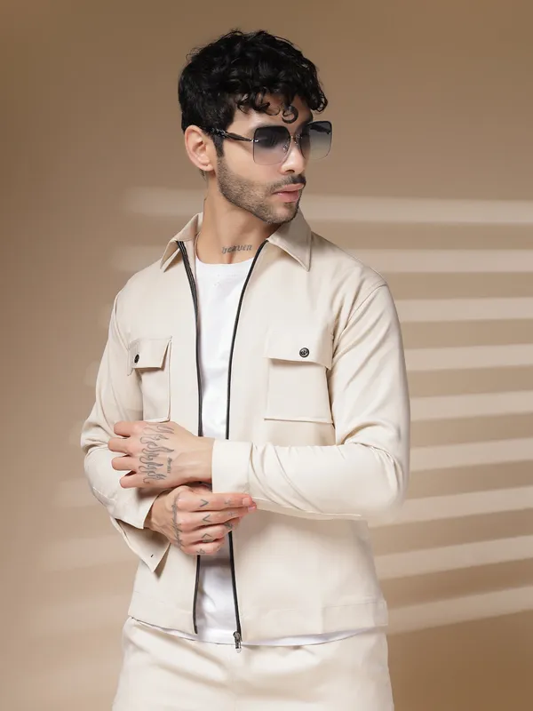 Beige_Cotton_Zipper_Co-Ord_Set_For_Men