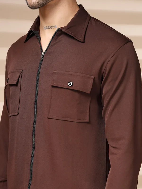 Brown_Cotton_Zipper_Co-Ord_Set_For_Men