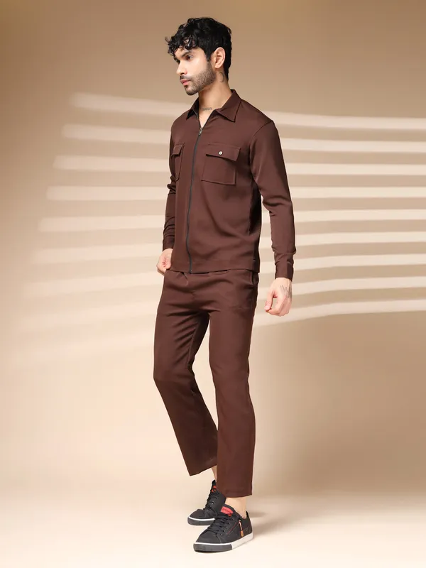 Brown_Cotton_Zipper_Co-Ord_Set_For_Men