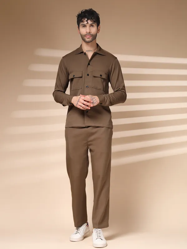 Camel_Cotton_Buttoned_Co-Ord_Set_For_Men