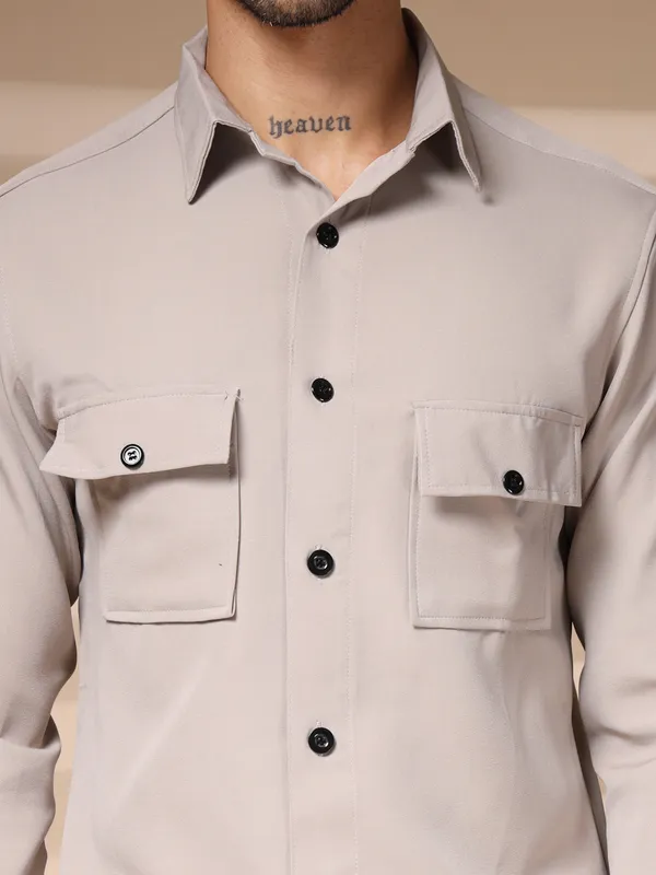 Beige_Cotton_Tailored_Buttoned_Co-Ord_Set_For_Men