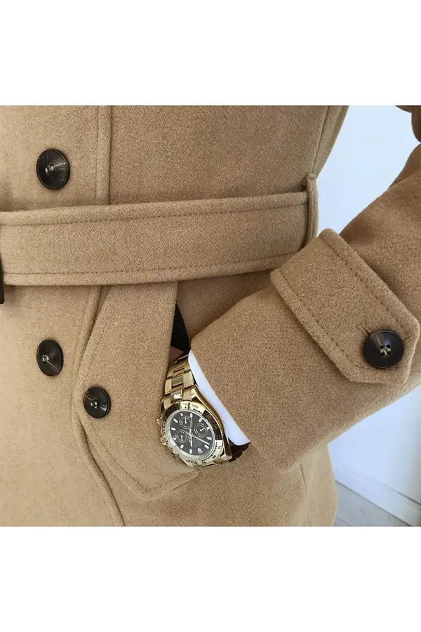 Camel_Tweed_Double_Breasted_Coat_For_Men