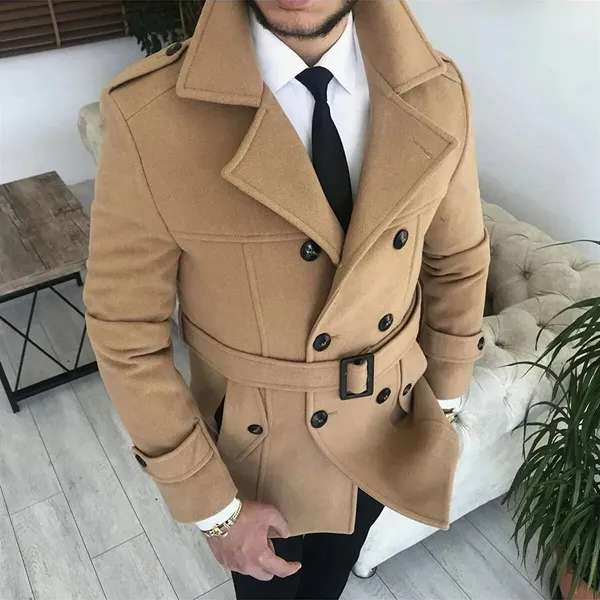 Camel_Tweed_Double_Breasted_Coat_For_Men