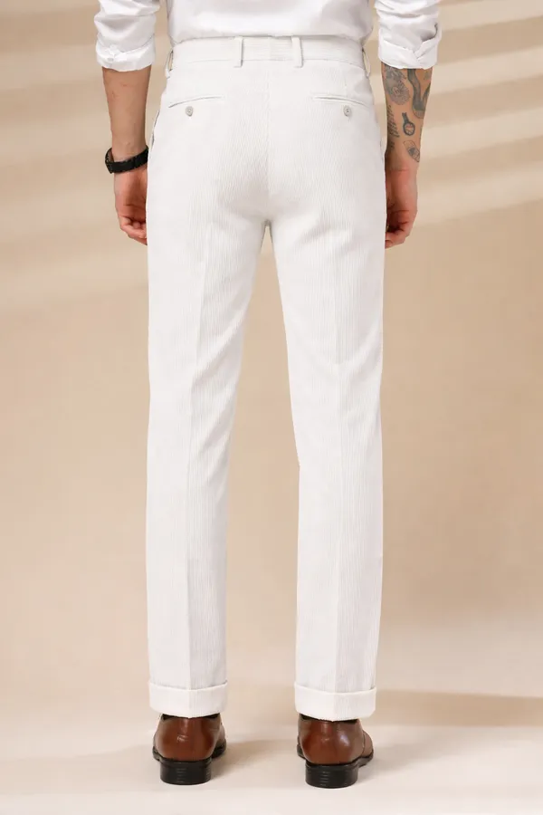 Snow_White_Corduroy_Signature_Flap_Boot_Cut_Gurkha_Pants_For_Men