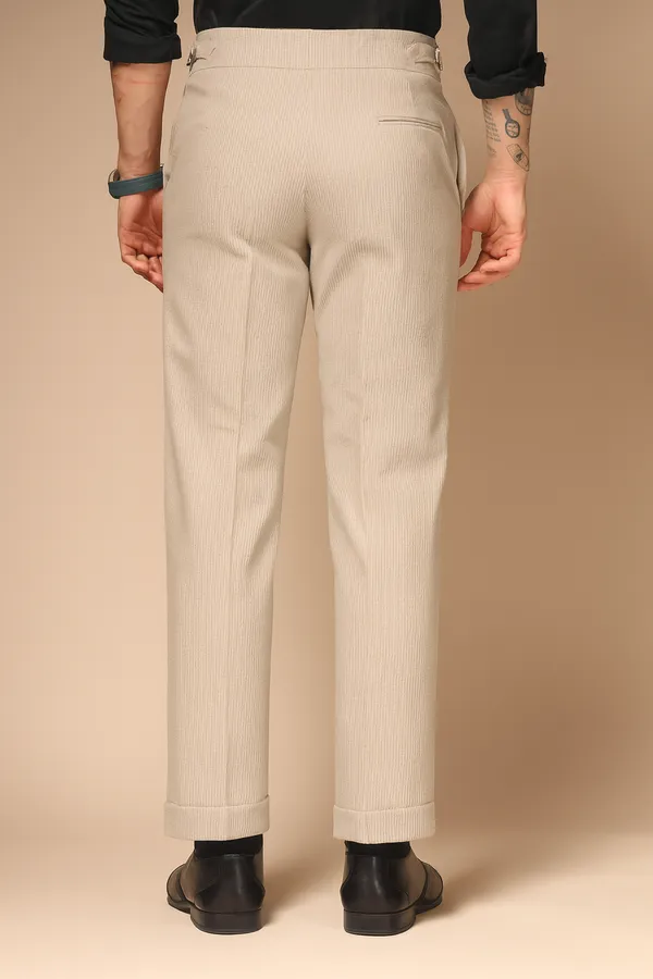 Beige_Corduroy_Boot_Cut_Buttoned_Gurkha_Pants_For_Men