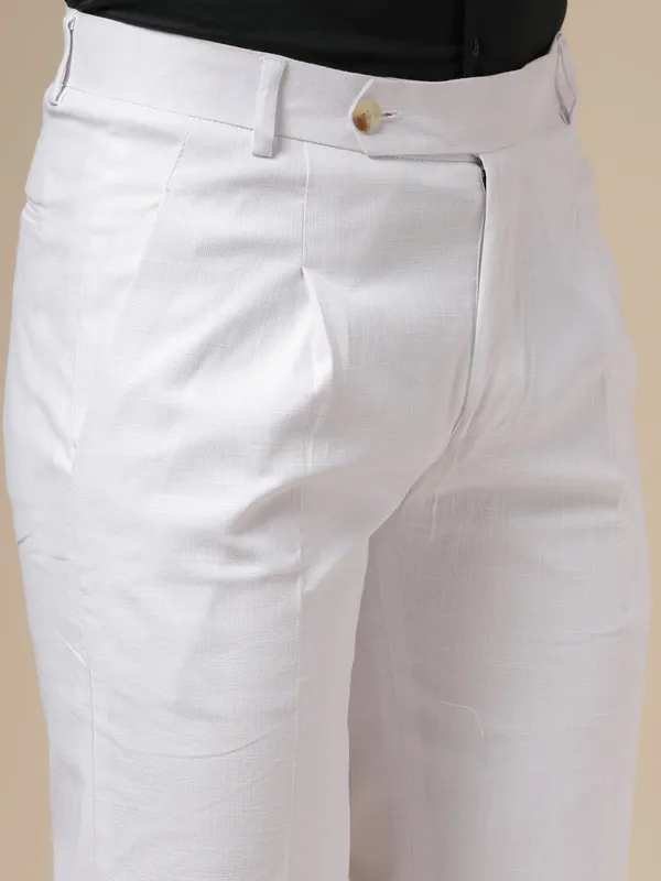 White_Linen_Formal_Pleated_Gurkha_Pants_For_Men