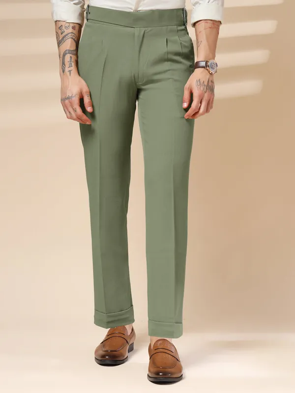 Pebble_Polyester_Stretch_Classic_Buckle_Gurkha_Pants_For_Men