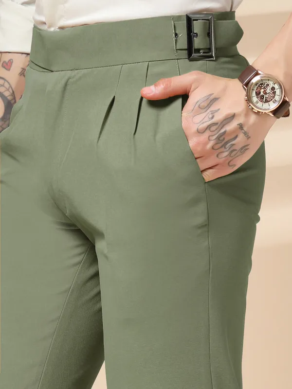 Pebble_Polyester_Stretch_Classic_Buckle_Gurkha_Pants_For_Men