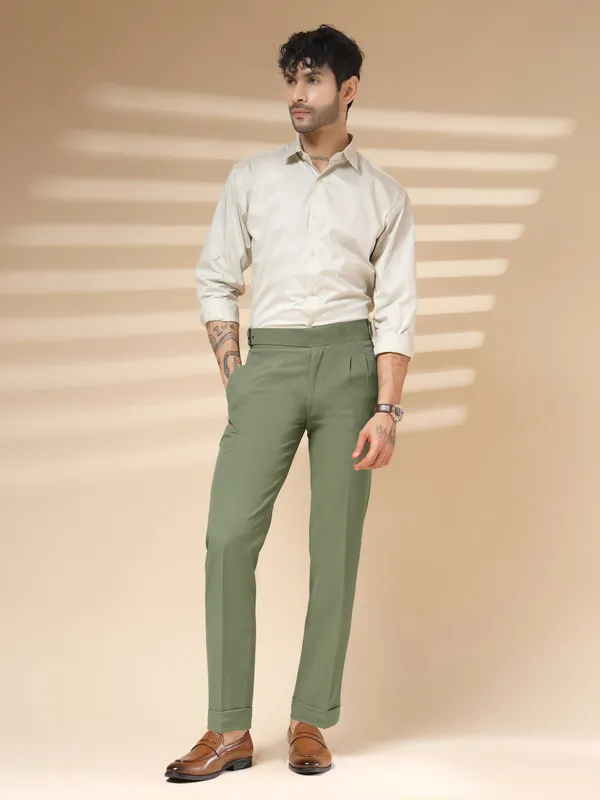 Pebble_Polyester_Stretch_Classic_Buckle_Gurkha_Pants_For_Men