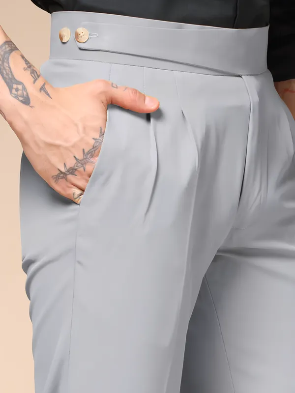 Ash_Grey_Polyester_Classic_Buttoned_Gurkha_Pants_For_Men