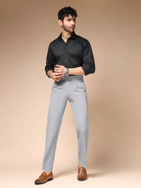 Ash_Grey_Polyester_Classic_Buttoned_Gurkha_Pants_For_Men