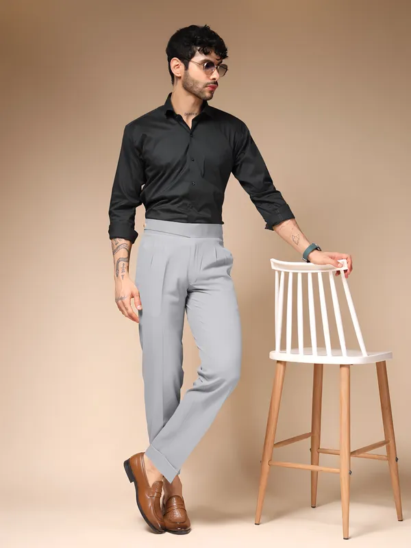 Ash_Grey_Polyester_Classic_Buttoned_Gurkha_Pants_For_Men