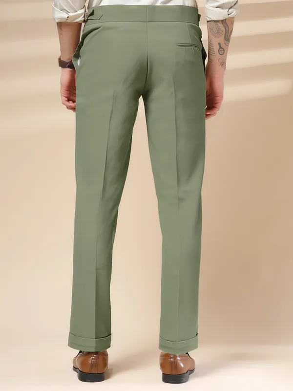 Pebble_Polyester_Stretch_Single_Buckle_Gurkha_Pants_For_Men