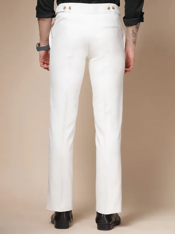 White_Polyester_Oxford_Gurkha_Trousers_For_Men