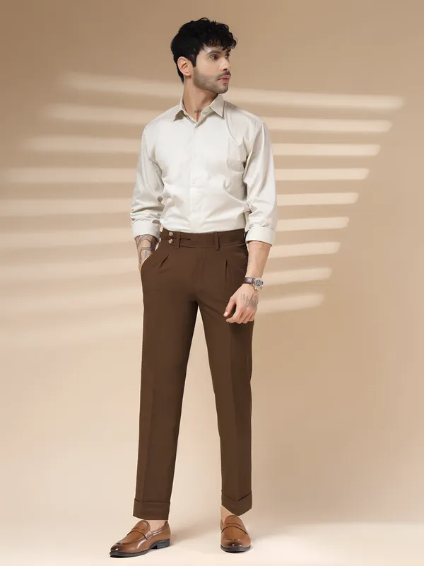 Brown_Polyester_Blend_Double_Button_Gurkha_Pants_For_Men