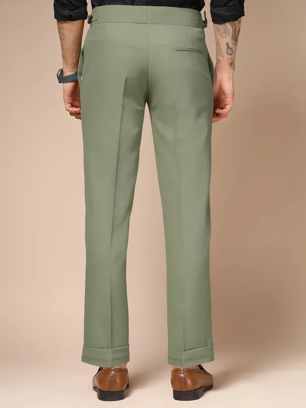 Green_Polyester_Blend_Double_Button_Gurkha_Pants_For_Men