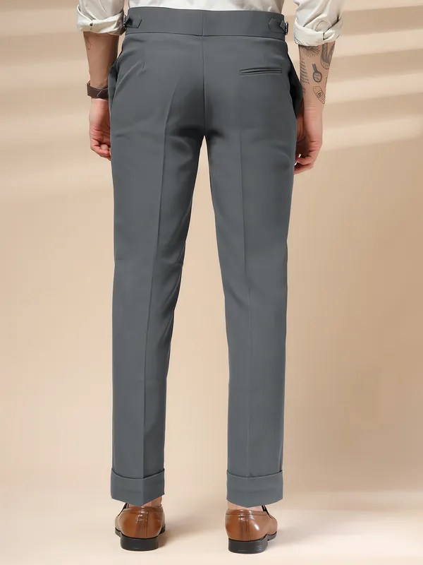 Stone_Grey_Polyester_Blend_Double_Button_Gurkha_Pants_For_Men
