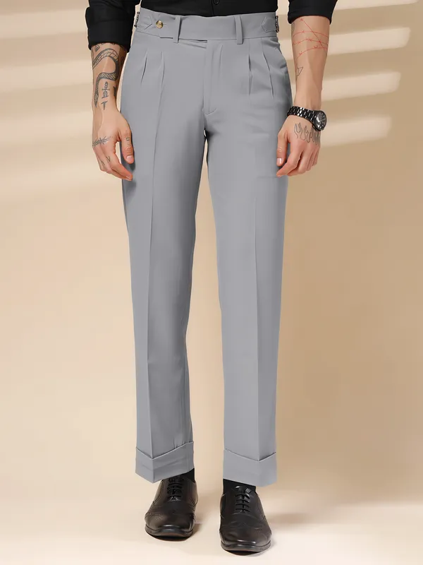 Ash_Grey_Polyester_Blend_Signature_Gurkha_Pants_For_Men