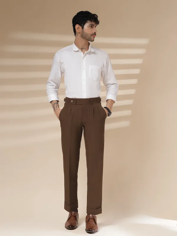 Brown_Polyester_Lycra_Gurkha_Trousers_For_Men