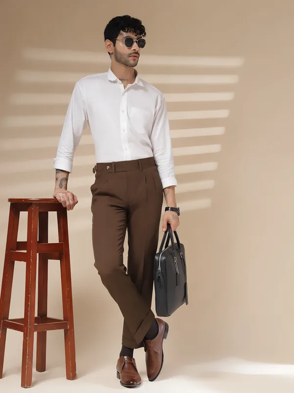 Brown_Polyester_Lycra_Gurkha_Trousers_For_Men