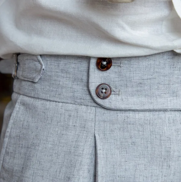 Ash_Grey_Slub_Buttoned_Gurkha_Pants_For_Men