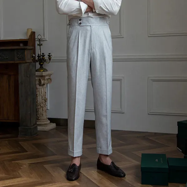 Ash_Grey_Slub_Buttoned_Gurkha_Pants_For_Men