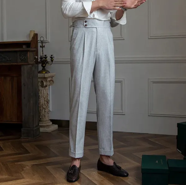 Ash_Grey_Slub_Buttoned_Gurkha_Pants_For_Men