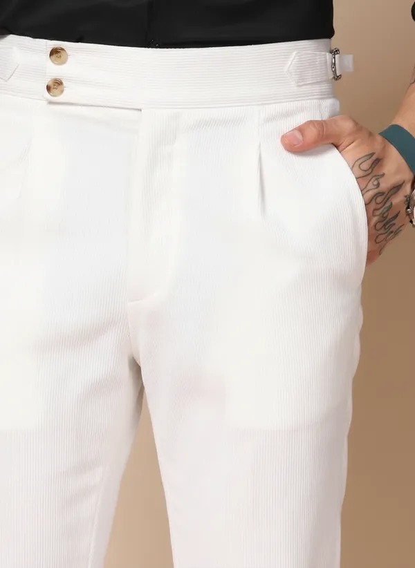 Snow_White_Corduroy_Boot_Cut_Gurkha_Pants_For_Men