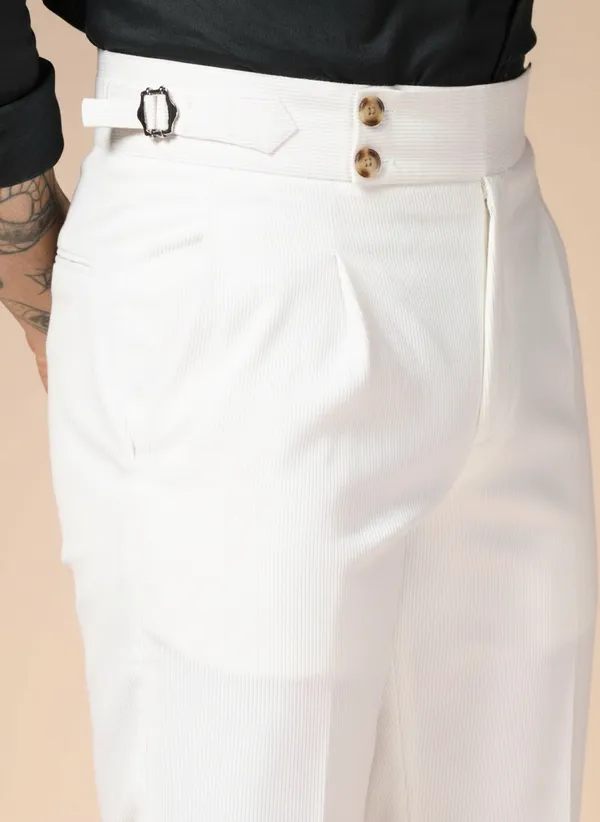 Snow_White_Corduroy_Boot_Cut_Gurkha_Pants_For_Men