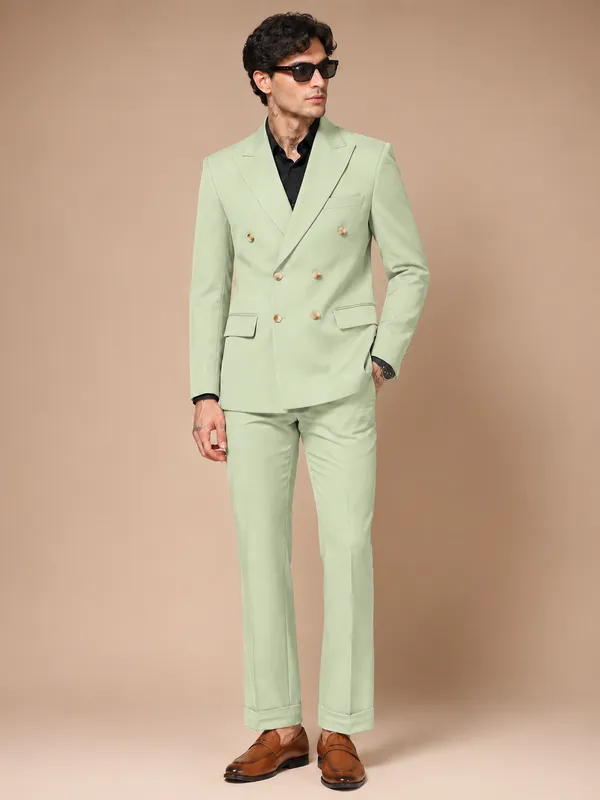 Lime_Double_Breasted_2_Piece_Suit_For_Men