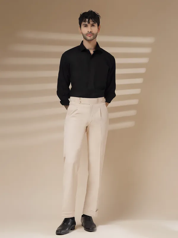 Beige_Polyester_Lycra_Straight_Fit_Gurkha_Pants_For_Men