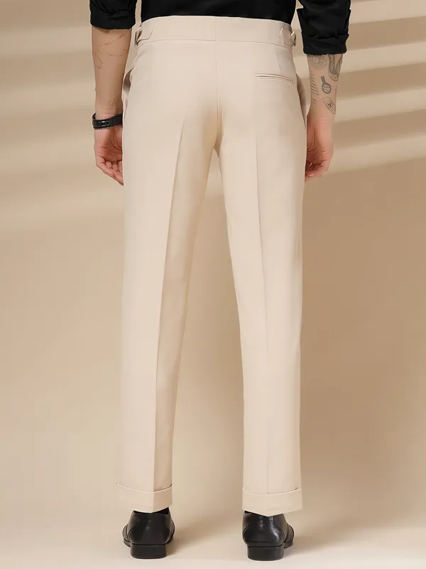 Beige_Polyester_Lycra_Straight_Fit_Gurkha_Pants_For_Men