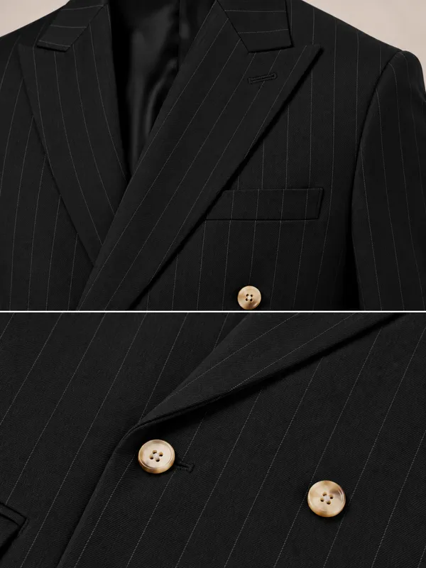 Black_Stripe_Double_Breasted_2_Piece_Suit_For_Men