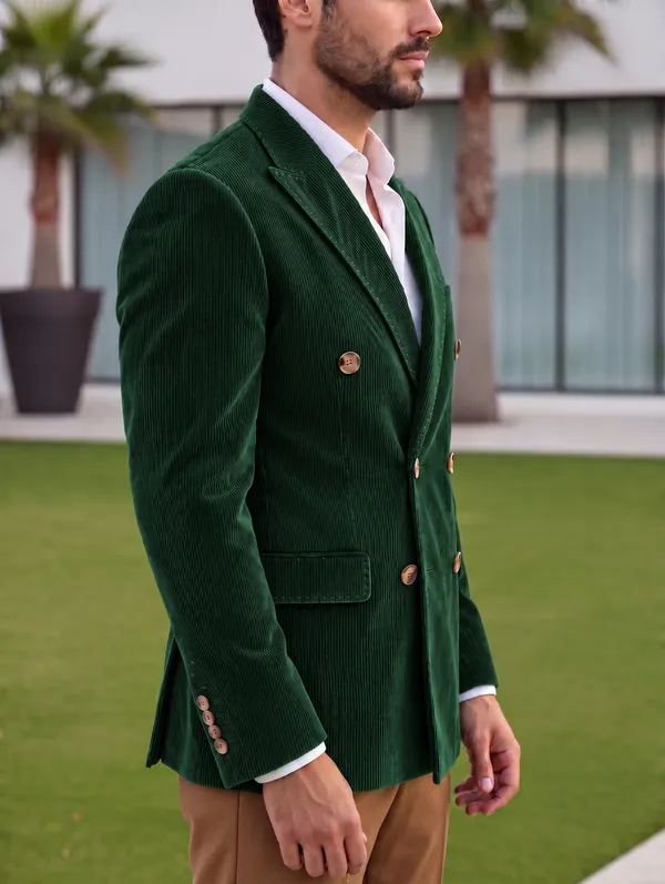 Bottle_Green_Corduroy_Double_Breasted_Blazer_by_Italian_Vega