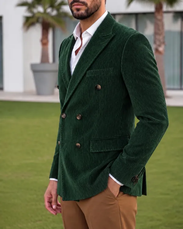 Bottle_Green_Corduroy_Double_Breasted_Blazer_by_Italian_Vega