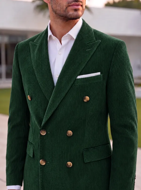 Bottle_Green_Corduroy_Double_Breasted_Blazer_by_Italian_Vega