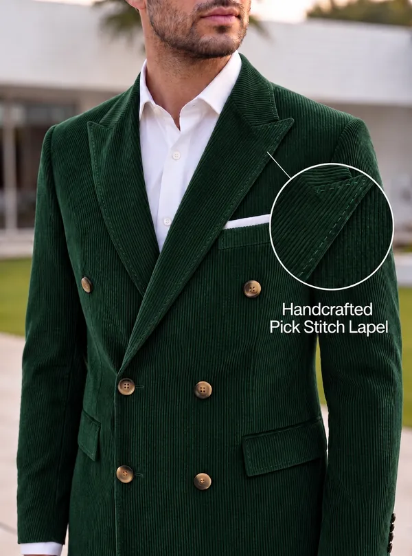Bottle_Green_Corduroy_Double_Breasted_Blazer_by_Italian_Vega