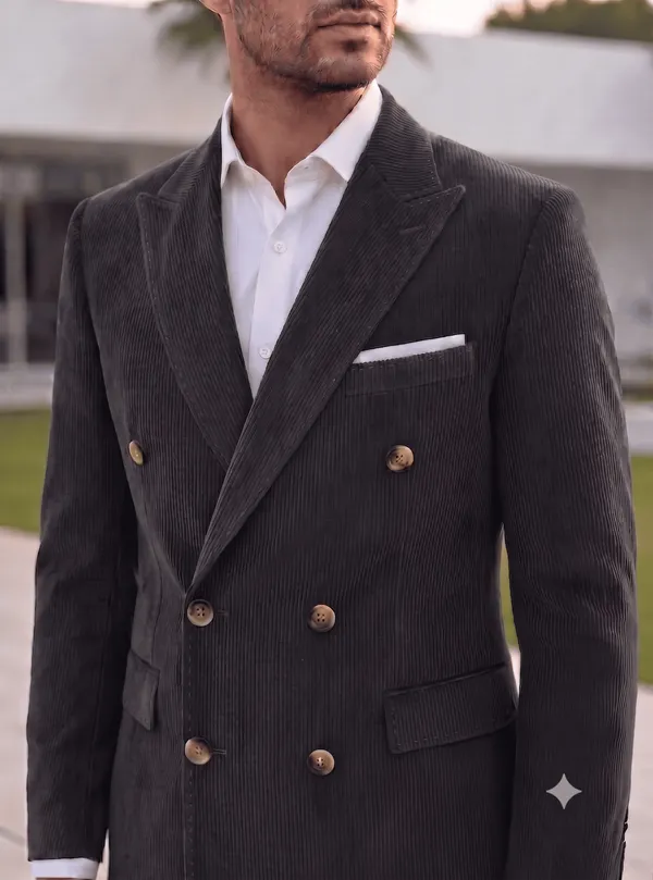 Dark_Grey_Corduroy_Double_Breasted_Blazer_by_Italian_Vega®