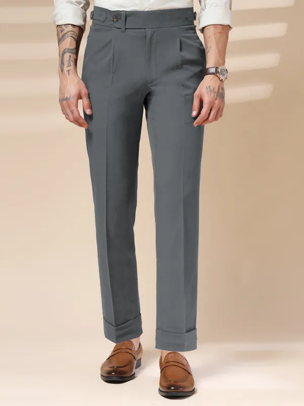 Stone_Grey_Double_Breasted_2_Piece_Suit_For_Men