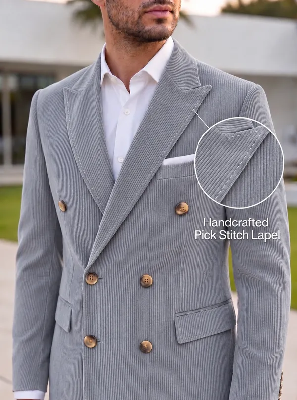 Light_Grey_Corduroy_Double_Breasted_Blazer_by_Italian_Vega®