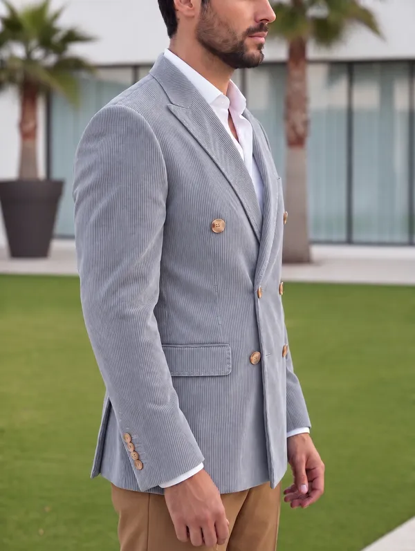 Light_Grey_Corduroy_Double_Breasted_Blazer_by_Italian_Vega®