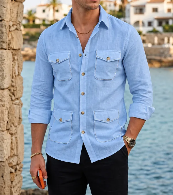 Sky_Safari_Shirt_–_Pick_Stitched_with_Multi_Pockets_by_Italian_Vega®
