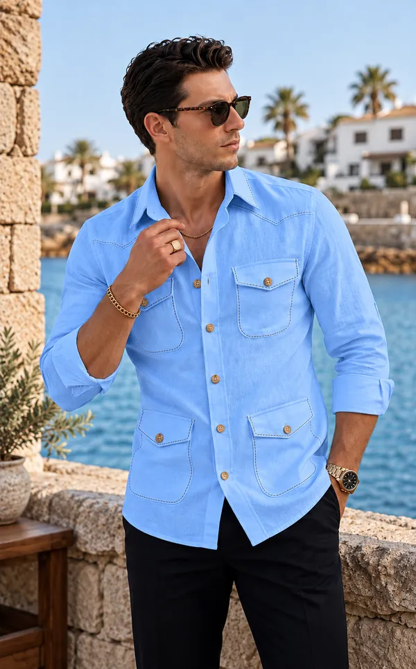 Sky_Safari_Shirt_–_Pick_Stitched_with_Multi_Pockets_by_Italian_Vega®